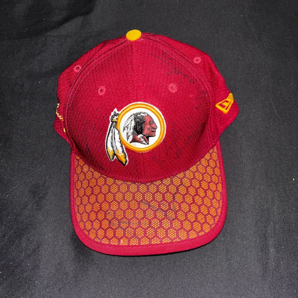 New Era Burgundy and Yellow Cap with Embroidered Logo